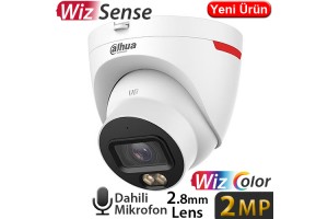 DAHUA (IPC-HDW2249T-S-PRO) 2MP 2.8MM AKILLI ÇİFT IŞIKLI DAH. MİK.WIZ COLOR SMD DOME KAMERA 30MT.