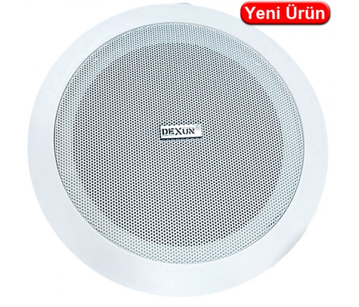 DEXUN (D-16T) 16CM ALÇIPAN TİP TRAFOLU BEYAZ TAVAN HOPARLÖRÜ