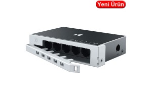 STONET (ST105D) 5 PORT 10/100 EMNİYET KİLİTLİ METAL KASA SWITCH
