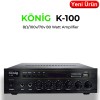 KÖNİG (K-100) 80W TEK BÖLGELİ TRAFOLU ANFİ