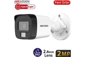 HIKVISION (DS-2CE16D0T-EXLPF) 2MP 2.8MM LENS 1080P SMART HYBRID HD-TVI IR BULLET KAMERA-20MT