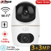 DAHUA (HPT1339DD-STW-3E2-0360B) 3+3MP İÇ MEKAN WI-FI ÇİFT LENSLİ PAN-TİLT KAMERA