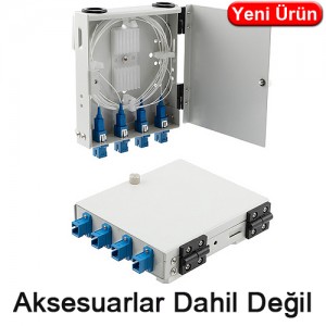 SOPTO (SPDF-I4SCT-WBC) F/O 4 PORT SIMPEX SC/ DUBLEX LC DUVAR TİP METAL SONLANDIRMA KUTUSU