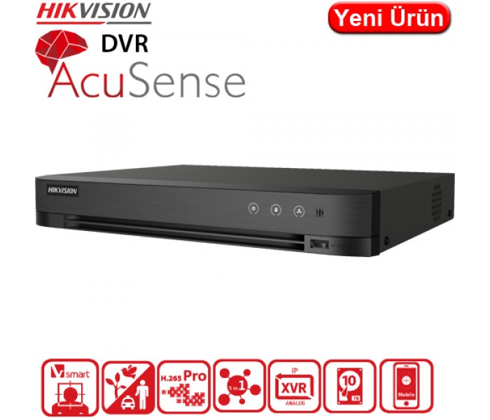 HIKVISION (DS-7204HUHI-M1/S) 4 KANAL 1XHDD ACUSENSE HD-TVI KAYIT CİHAZI