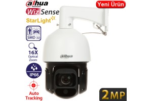 DAHUA (SD3D216NB-GNY) 2MP 16X OPTIK WIZ SENSE 120DB WDR 256 SD IP IR PTZ KAMERA 80MT.