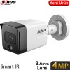 DAHUA (IPC-HFW1431TC1-SA-0360B-S6) 4MP 3.6MM SESLİ 256GB SD DESTEKLİ IP BULLET KAMERA-30MT.