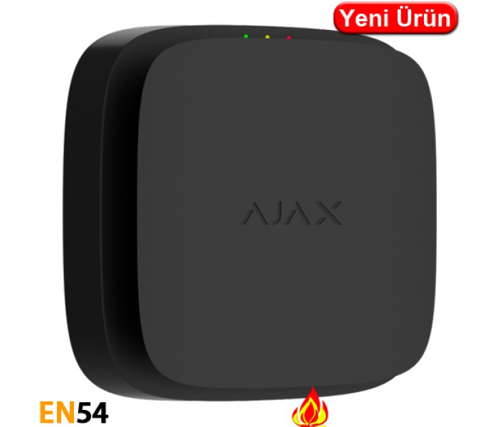 AJAX (AJX 119918.BL) KABLOSUZ ISI DEDEKTÖRÜ EN54 BELGELİ SİYAH