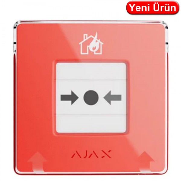 AJAX (AJX 60815.171.NC1) KABLOSUZ KIRBAS BUTONU EN54 BELGELİ KIRMIZI