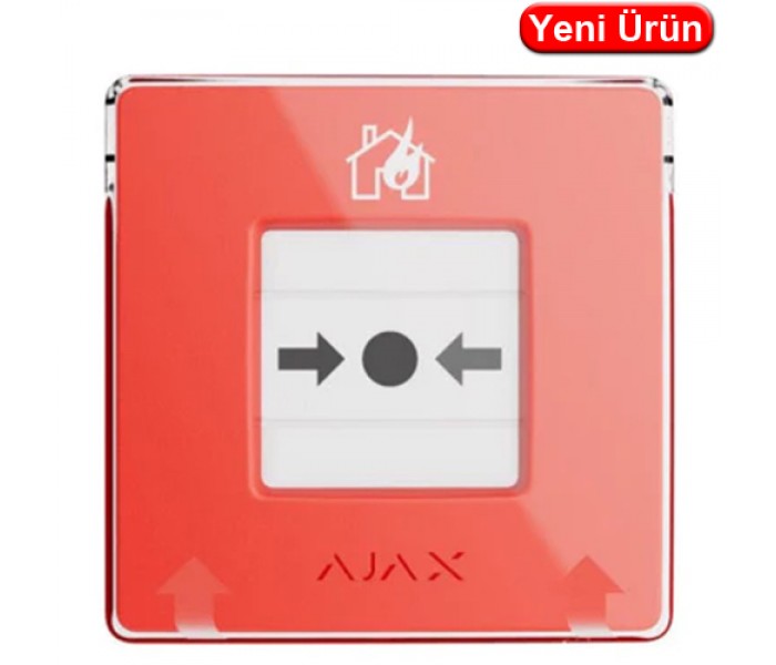 AJAX (AJX 60815.171.NC1) KABLOSUZ KIRBAS BUTONU EN54 BELGELİ KIRMIZI