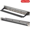 DIGITUS (DN.91411.LF) CAT6 24 PORT BOŞ PATCH PANEL (ETİKET ALANLI)