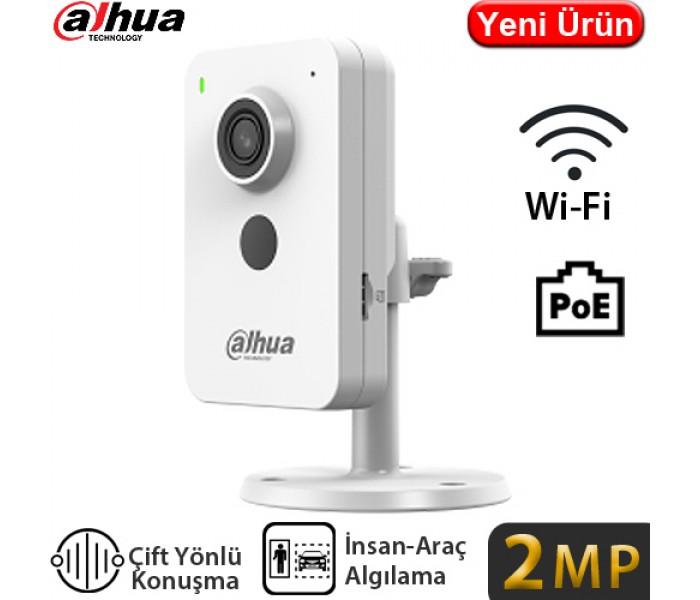 DAHUA (IPC-K1230K-STW) 2MP WIFI ÇİFT TARAFLI KONUŞMA H265 POE CUBE KAMERA
