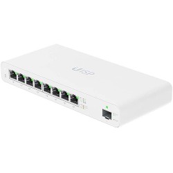 UBNT (UISP-S) 8 PORT GIGABIT 24V 110W POE YÖNETİLEBİLİR SWITCH