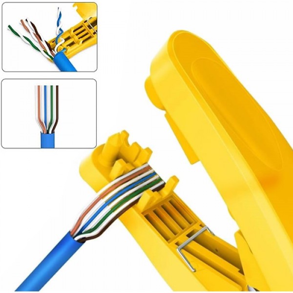 TRKLINK (TRK-E-02) ÇOK FONKSİYONLI CAT6 KABLOLAR İÇİN KABLO AYIRICI, DÜZENLEYİCİ VE KESİCİ