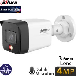 DAHUA (IPC-HFW1439TC1-SA-IL-0360B) 4MP 3.6MM 30M IR SESLI BULLET POE IP KAMERA