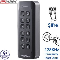 HIKVISION (DS-K1802EK) PROXMITY+KEYPAD DESTEKLİ TEMASSIZ KART OKUYUCU IP65