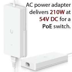 UBNT (UACC-ADAPTER-AC-210W) 54V 210W POE ADAPTÖR