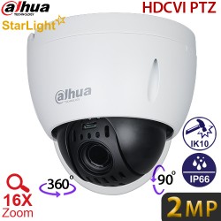 DAHUA (SD42216DB-HC) 1/2.8 CMOS 2MP 16X IK10 IP66 STARLIGHT HDTVI PTZ KAMERA 