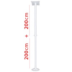 TRK-LINK (TRK-400MT-200) 200CM+200CM UZAMA APARATLI TELESKOPİK KAMERA UZATMA AYAĞI