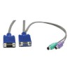 FREELINK (E3843) 2MT. 15PIN HDS (E)/15 PIN HDS (D)+2*6 PIN (E/E) KVM KABLO SETİ