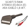 FREELINK (E4411) 1.8MT. SCART/3.5MM STEREO (E)+RCA (E) ARA KABLO