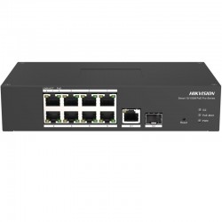 HIKVISION DS-3T1310P-SI/HS 8XFE+1XGE RJ45 110W POE SWİTCH
