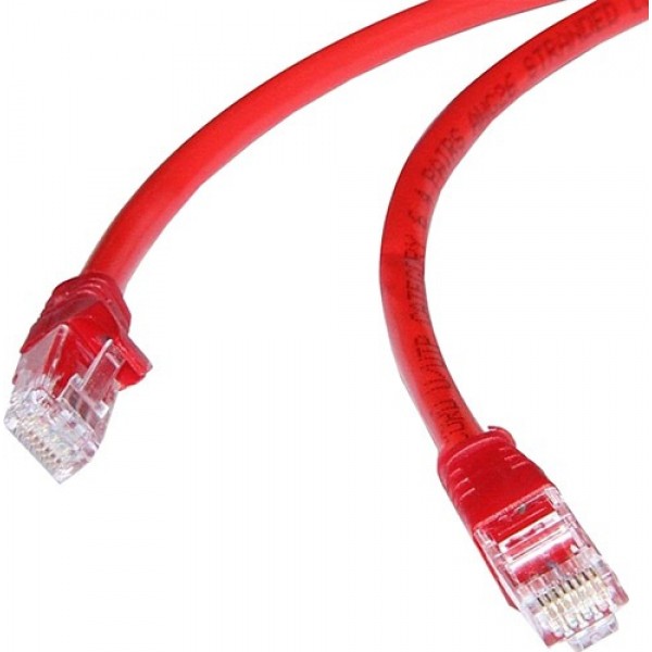 FLAXES FNK-6003K CAT6 30CM 24AWG KIRMIZI NETWORK KABLO