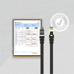 UNITEK CAT7 PATCH KABLO 10MT FLAT (C1897BK-10M)