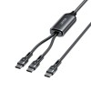UNITEK 2in1 TYPE-C HIZLI ŞARJ KABLO (C14146ABK01-1.8M)