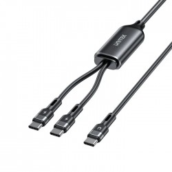 UNITEK 2in1 TYPE-C HIZLI ŞARJ KABLO (C14146ABK01-1.8M)