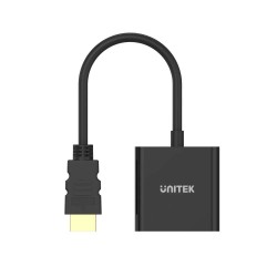 UNITEK HDMI TO VGA SES DESTEKLİ 1080P (Y-6333)