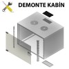 FREELINK (U1102) 9U SOHO W=510 D=400mm DEMONTE TİP BEYAZ KABİNET