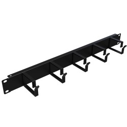 FREELINK (U6002) 1U 5 KANCALI METAL SİYAH ORGANİZER