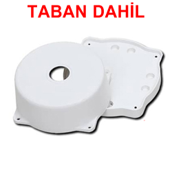 TRK-LINK (TRK-113-T) YUVARLAK DOME KAMERA MONTAJ BUATI BEYAZ (TABAN DAHİL) ÇAP 11CM