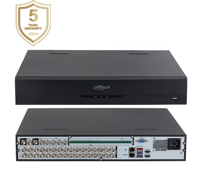 OUTLET DAHUA (XVR5432L-I3) 32 KANAL 1080P 4x16TB 5MP HDCVI KAMERA 4xHDMI 1xVGA 2xUSB 1xRJ45 XVR 