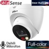 DAHUA (IPC-HDW2449T-S-IL-0280B) 4MP 2.8MM AKILLI ÇİFT IŞIKLI SDKART IP67 POE DAHİLİ MİK. DOME 30MT