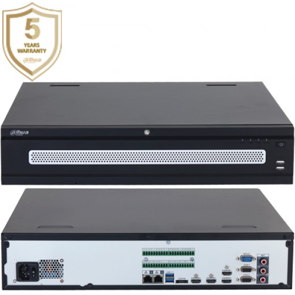 DAHUA (NVR608H-32-XI) 32 KANAL H265 8x16GB 4xHDMI 2xVGA 4xUSB RS232 RS485 2xRJ45 NVR KAYIT CİHAZI 